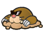Monty Mole - Super Paper Mario
