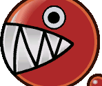Red Chomp - Super Paper Mario