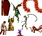 Enemies - Super Castlevania IV