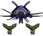 Floating Bird Nest Garth Base - Contra 3: The Alien Wars
