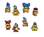 Bowser Jr. & Koopalings - Mario Customs