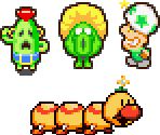 Beta NPCs - Mario & Luigi: Superstar Saga