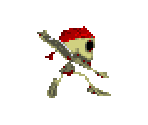 Skeleton Pirate - Pac-Man World