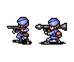 Blue Moon Infantry & Mech - Advance Wars 2: Black Hole Rising