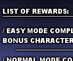 Rewards Table - Girlfriend Rescue