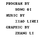 Credits - Space Fighter