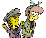 Patches and Poor Violet - The Simpsons: Tapped Out