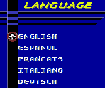 Language Select Screen (EU) - Test Drive 6