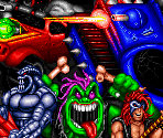 Logos, Title Screen & Main Menu Elements - Rock n' Roll Racing