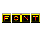 S-Monitor Font (Sonic 1/CD, Expanded) - Sonic the Hedgehog Customs