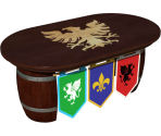 Table (Sir Loin's Heroic Den) - Yard Sale Hidden Treasures: Lucky Junction