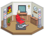 Beefy Bishop's Barbershop - The Simpsons: Tapped Out