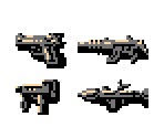 Weapons, Items, Hostages, Projectiles, & Effects - Metal Gear