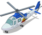 Geriatric Park Helicopter - The Simpsons: Tapped Out