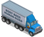 Human Sized Body Bags Truck - The Simpsons: Tapped Out