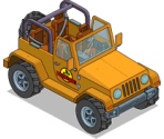 Geriatric Park Jeep - The Simpsons: Tapped Out