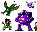Enemies & Bosses - Dragon Ball Adventure (Bootleg)