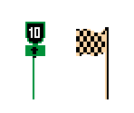 Roadside Objects - Rad Racer
