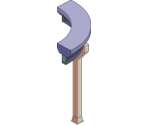Curved Track Piece - The Simpsons: Tapped Out