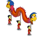 Milhouse Chinese Dragon - The Simpsons: Tapped Out