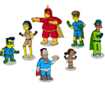 Crowd of Cosplayers - The Simpsons: Tapped Out
