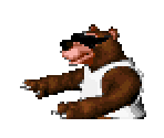 Bachelor Bear (SNES-Style) - Donkey Kong Customs