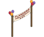 Flanders Family Reunion Banner - The Simpsons: Tapped Out
