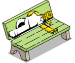 Checkpoint Park Bench - The Simpsons: Tapped Out
