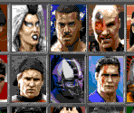 Fighter Select - Mortal Kombat 3