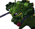 Geara Doga Commander Type - SD Gundam G Generation World