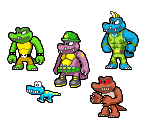 Kremlings (Superstar Saga-Style) - Donkey Kong Customs