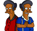 Pin Pal Apu (Red & Blue) - The Simpsons: Tapped Out