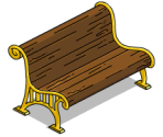 Ornate Pier Bench - The Simpsons: Tapped Out