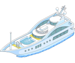 Luxury Yacht - The Simpsons: Tapped Out