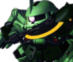 RF Zaku Commander Type - SD Gundam G Generation Overworld