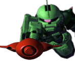 RF Zaku Commander Type - SD Gundam G Generation World