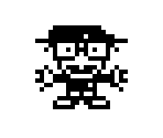 Chuckie + Ranger Hat - Rugrats Giga Pet