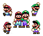 Mario & Luigi (SMW-Style, Enhanced) - Mario Customs
