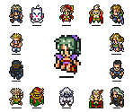 Cut Floating Sprites (Recreation) - Final Fantasy 6 Customs