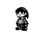 Frisk and Chara (Pokemon GB-Style) - Undertale Customs