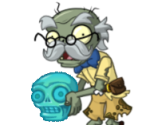 Turquoise Skull Zombie - Plants vs. Zombies 2