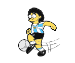 Diego Maradona - Homer Simpson Saw Game