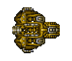 Yellow CMBTSHP - Master of Orion II: Battle at Antares