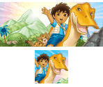 Wii Save Icon & Banner - Go, Diego, Go!: Great Dinosaur Rescue