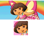 Wii Save Icon & Banner - Dora Saves The Crystal Kingdom