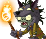 Torch Wolf Zombie - Plants vs. Zombies 2
