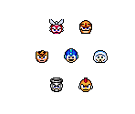 1Up Icons - Mega Man Customs