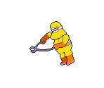 Hazmat Employee (Claw) - The Simpsons