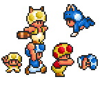 Toad (SMB3 SNES/SMA4, SMM2-Style) - Mario Customs
