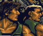 Opening Cutscene & Menu - Super Contra (I-Appli)